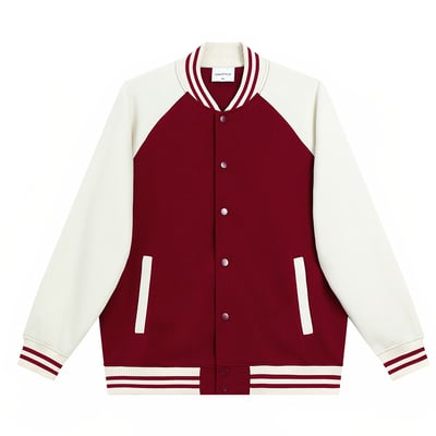 【外套】落肩立領撞色寬鬆 棒球服NY27883