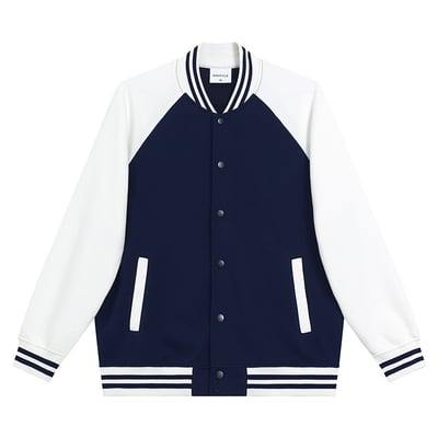 【外套】落肩立領撞色寬鬆 棒球服NY27886