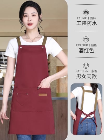 【工作圍裙】餐飲專用帆布工作圍裙工作服19