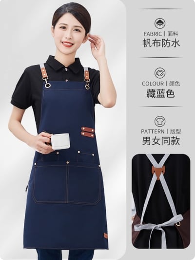 【工作圍裙】餐飲專用帆布工作圍裙工作服6