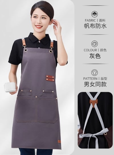 【工作圍裙】餐飲專用帆布工作圍裙工作服5