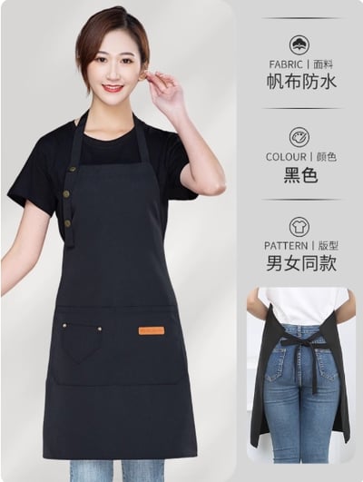 【工作圍裙】餐飲專用帆布工作圍裙工作服7