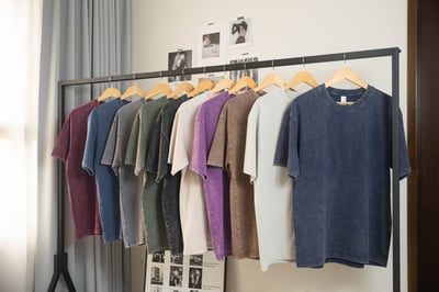 【重磅】235克7.oz重磅復古重磅寬版落肩水洗T恤3