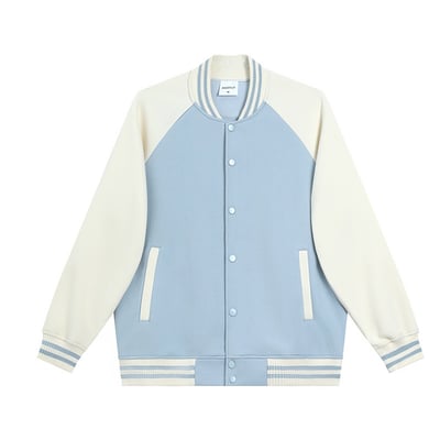 【外套】落肩立領撞色寬鬆 棒球服NY27882