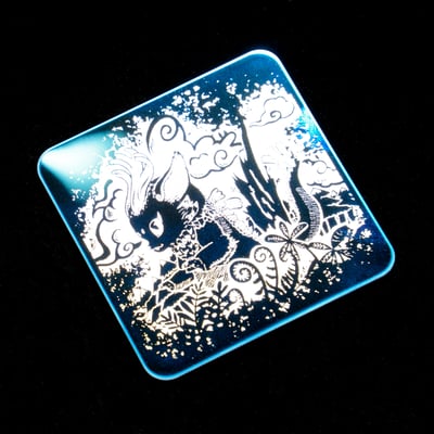 靈鹿獸 金屬磁鐵1