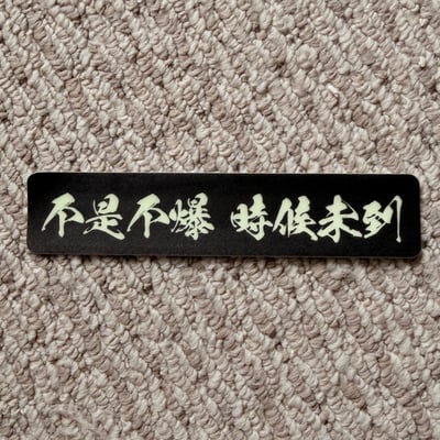 防水PVC夜光貼紙8