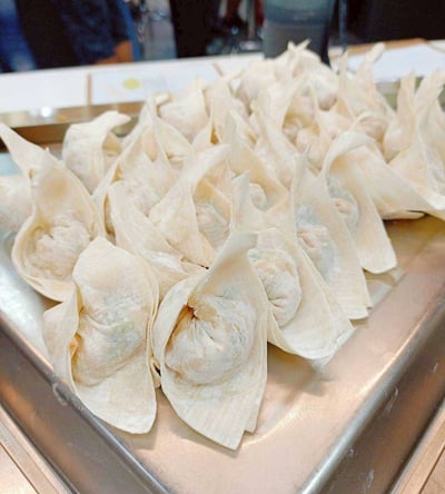 3/20(五)  B班 蔬食小吃~餛飩系列 / 林成老師5