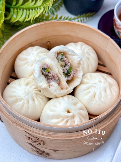 4/9(四) B班 小籠包子+天津拉絲仙豆糕 / 陳聖天老師2