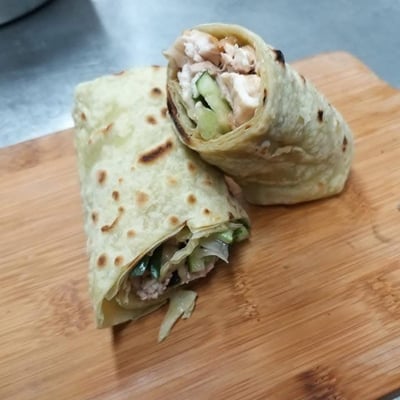 5/7(四) B班 山東燒雞捲餅+梅干扣肉竹筍包+金沙椰香千層油糕 / 陳琪琮老師6