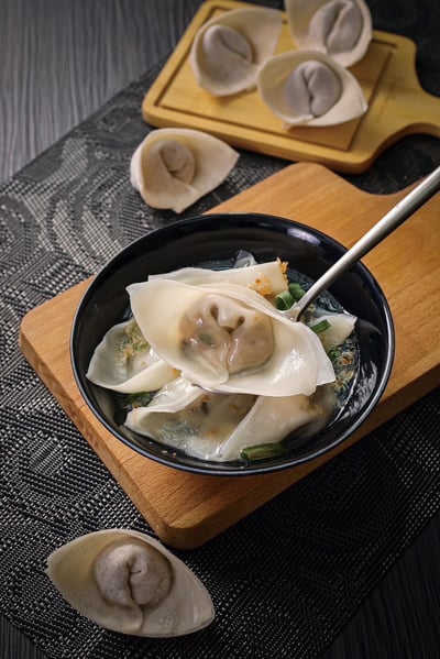 5/16(六) 眷村麵食館系列四_韭黃鍋貼+北京蔥油餅+蒸餃+餛飩 / 陳聖天老師7