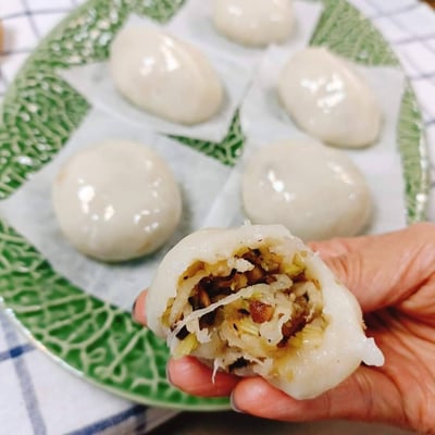 4/23(四)  B班 素食米食點心-草仔粿篇 / 林成老師5