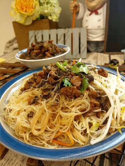 7/23(四)  A班 素食小吃攤_梅干素滷肉醬+髮菜羹 / 林成老師4