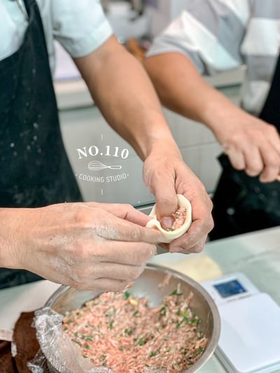 4/9(四) B班 小籠包子+天津拉絲仙豆糕 / 陳聖天老師3