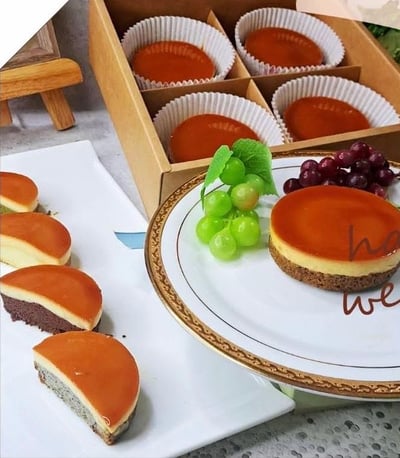 3/10(二) A班 濃厚豆漿焦糖布丁蛋糕 / 羅因生老師2