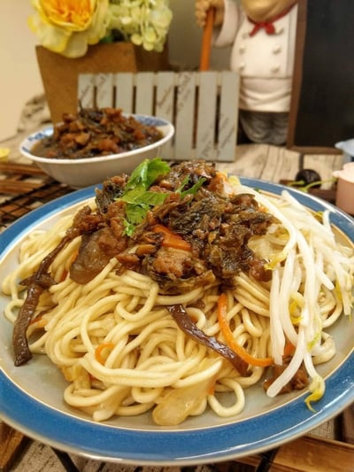 7/23(四)  A班 素食小吃攤_梅干素滷肉醬+髮菜羹 / 林成老師3