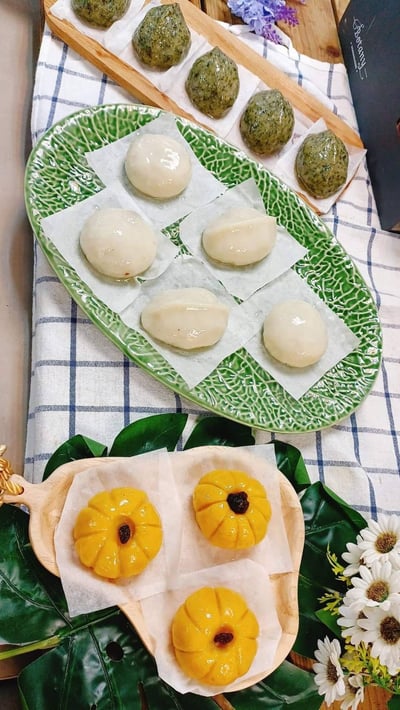 4/23(四)  B班 素食米食點心-草仔粿篇 / 林成老師7