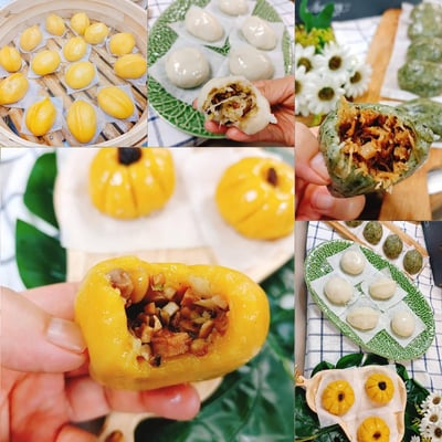 4/23(四)  B班 素食米食點心-草仔粿篇 / 林成老師1