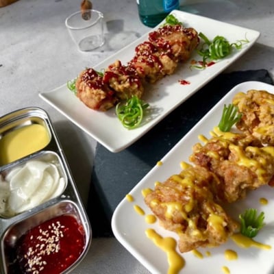 5/4(一)  B班 韓式洋釀炸雞+ 乾烹雞+柚子酸甜蘿蔔 / 愛香老師2