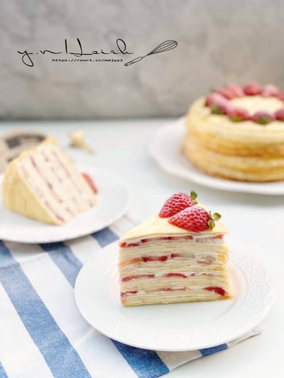 2/9(一) A班  『草莓千層蛋糕&草莓檸檬醬』季節限定 / 謝岳恩老師2