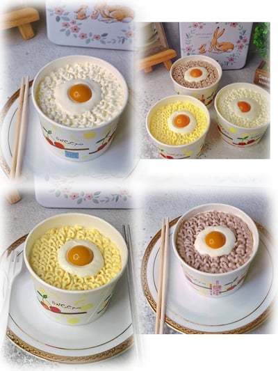 4/21(二) A班 仿真泡麵造型蛋糕 / 羅因生老師2