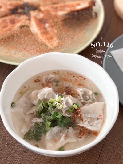 5/16(六) 眷村麵食館系列四_韭黃鍋貼+北京蔥油餅+蒸餃+餛飩 / 陳聖天老師8