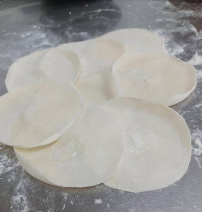 5/7(四) A班 蝦仁肉圓+泡菜脆皮鍋貼+酸白菜水餃 / 陳琪琮老師5