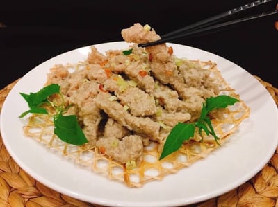 線上課程「蒜味肉羹小吃」蔡萬利老師5