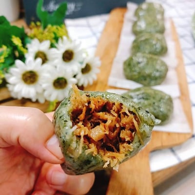 4/23(四)  B班 素食米食點心-草仔粿篇 / 林成老師4