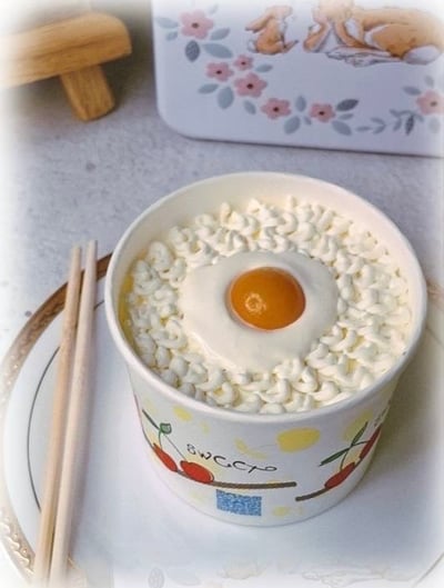 4/21(二) A班 仿真泡麵造型蛋糕 / 羅因生老師3