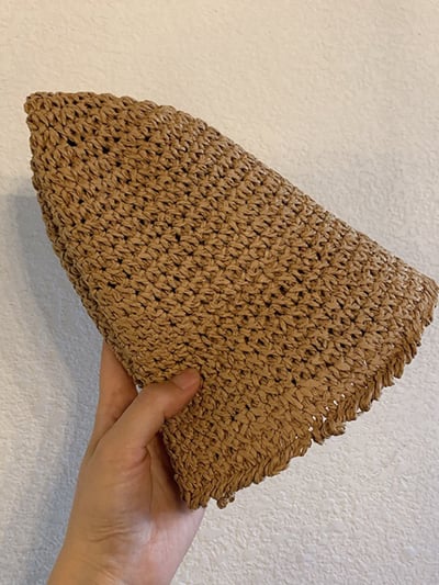 韓系小清新編織草帽（2colors)7