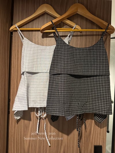 格紋套裝組合（三件套）14