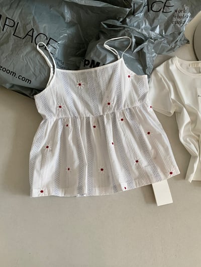 向日葵小提花背心（1colors)1