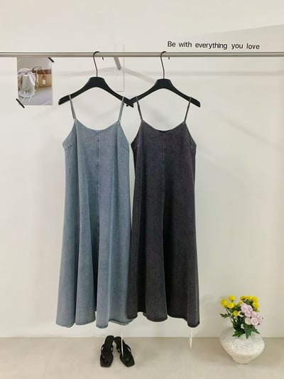 Look 4 透膚內搭+牛仔長洋裝7