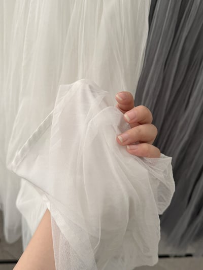 Look7刺繡綁帶背心+紗網半身裙10