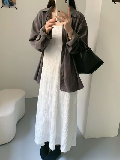 氣質歐尼吊帶長洋（肩帶可調）（2colors)5