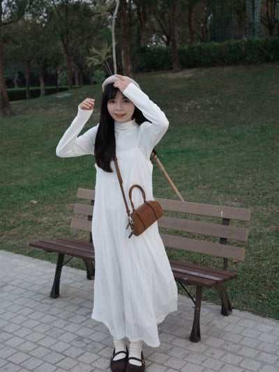 氣質歐尼吊帶長洋（肩帶可調）（2colors)2