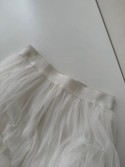 Look7刺繡綁帶背心+紗網半身裙11