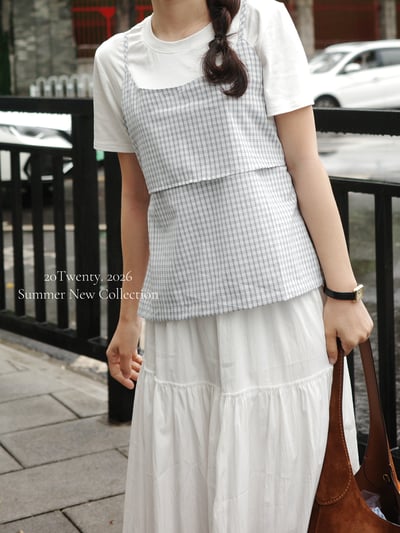 格紋套裝組合（三件套）13