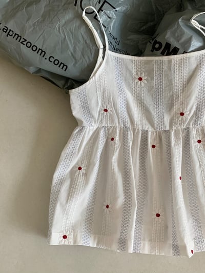 向日葵小提花背心（1colors)2