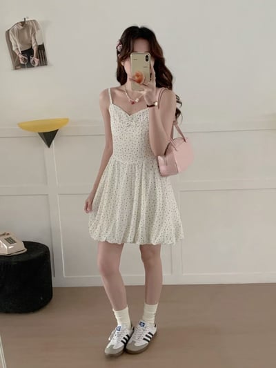 Look8 天絲罩衫+澎澎短洋6