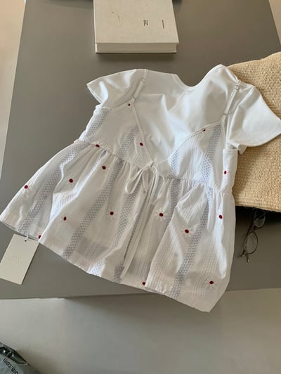 向日葵小提花背心（1colors)3