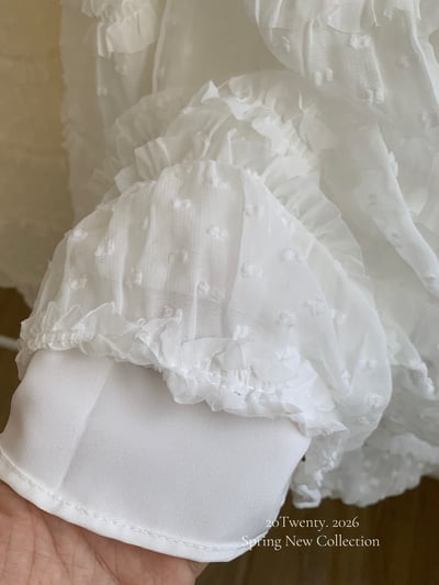 氣質點點雪紡半身裙（2colors)8