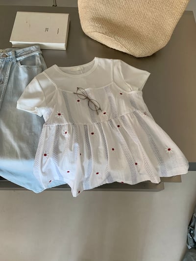 向日葵小提花背心（1colors)6