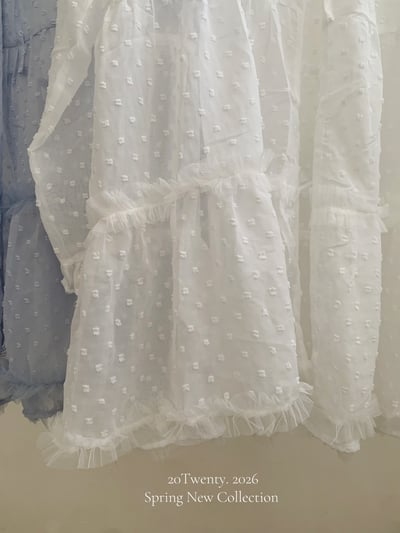 日系點點綁帶罩衫（2colors)7