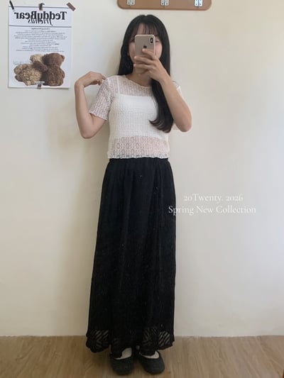 透膚內搭上衣（1colors)4