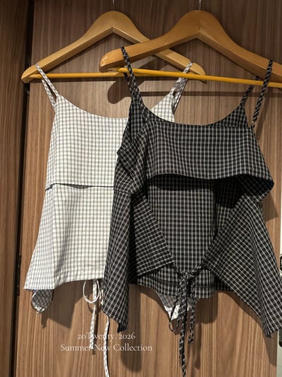 格紋套裝組合（三件套）15