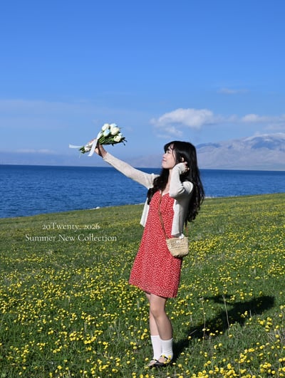小清新碎花短洋（1colors)6