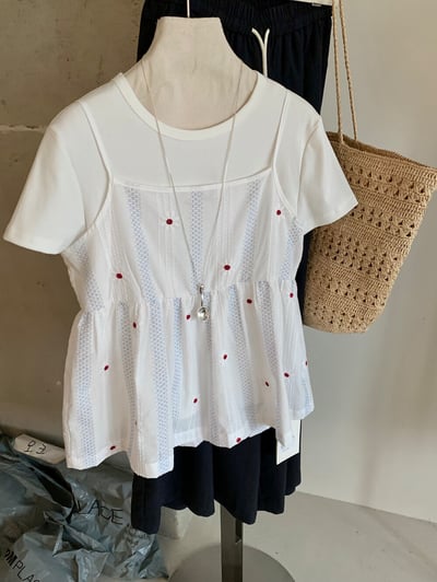 向日葵小提花背心（1colors)4