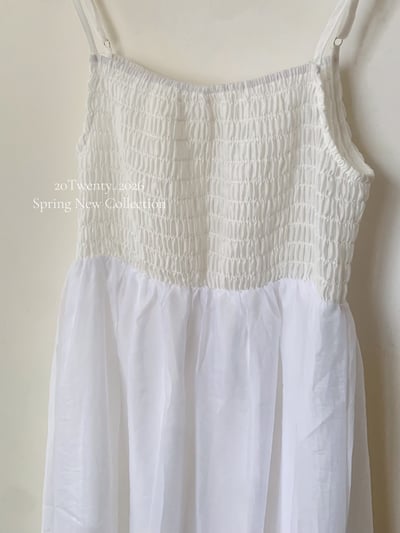 氣質澎澎吊帶長洋（1colors)5