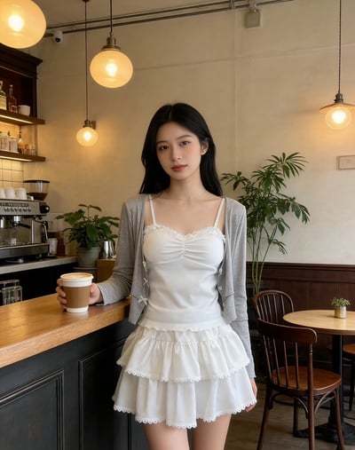 兩件式蕾絲背心加外套🎀3
